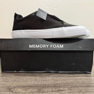 London Fog Men's Black Francis Memory Foam Sneakers Men’s Size 10